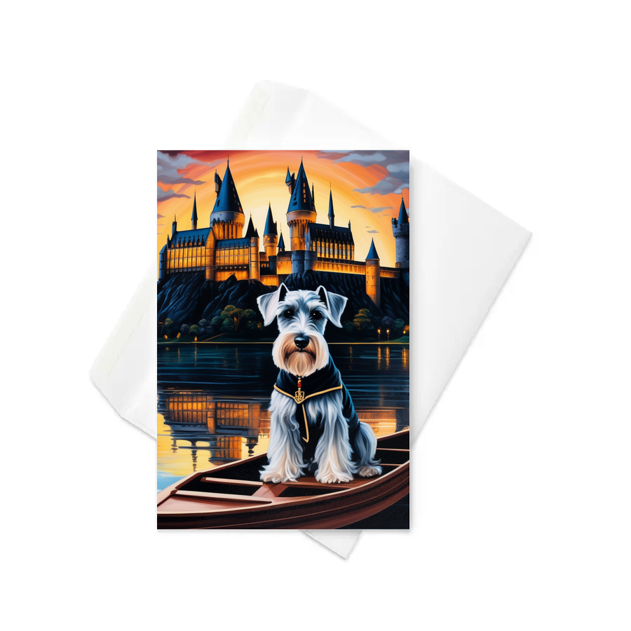 PugMug Custom Miniature Schnauzer Greeting Card