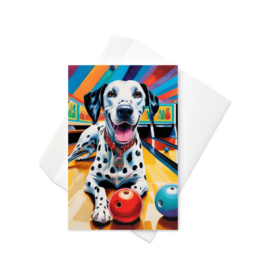PugMug Custom Dalmatian Greeting Card