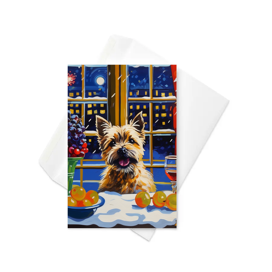 PugMug Custom Cairn Terrier Greeting Card