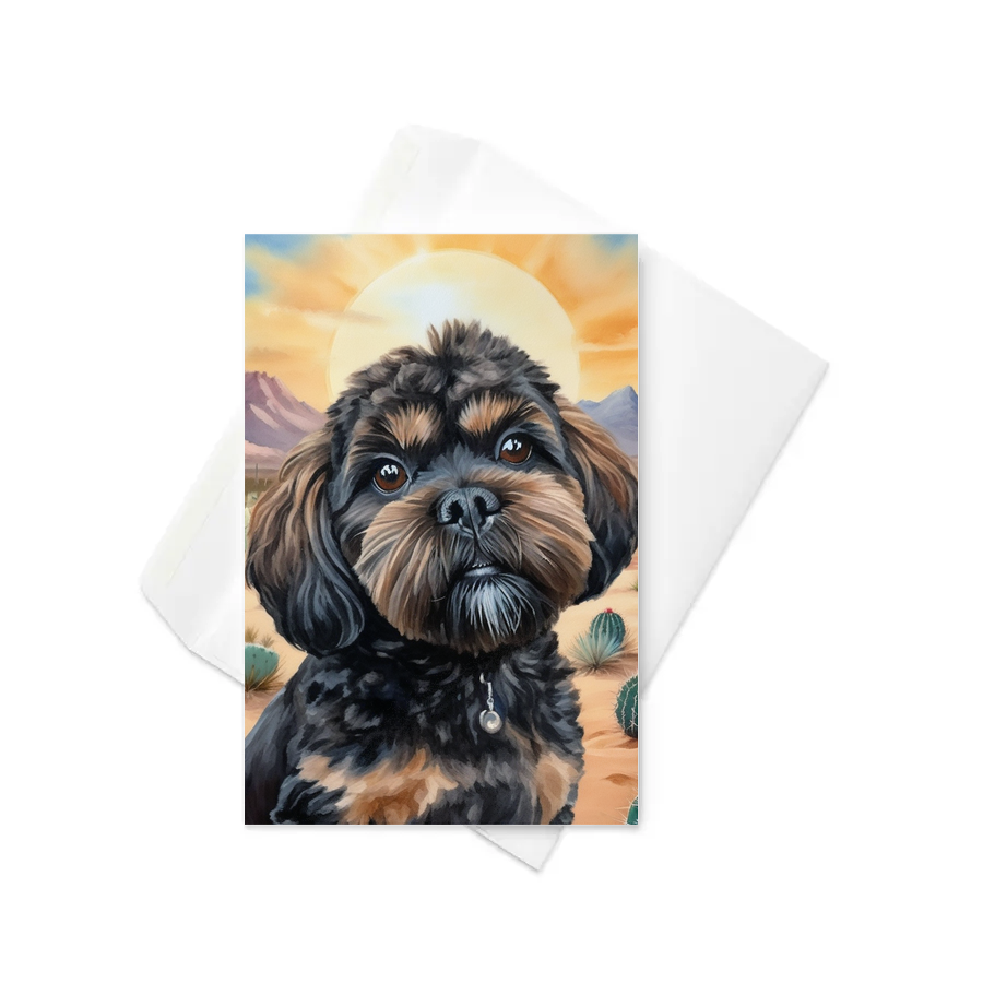 PugMug Custom Lily Greeting Card
