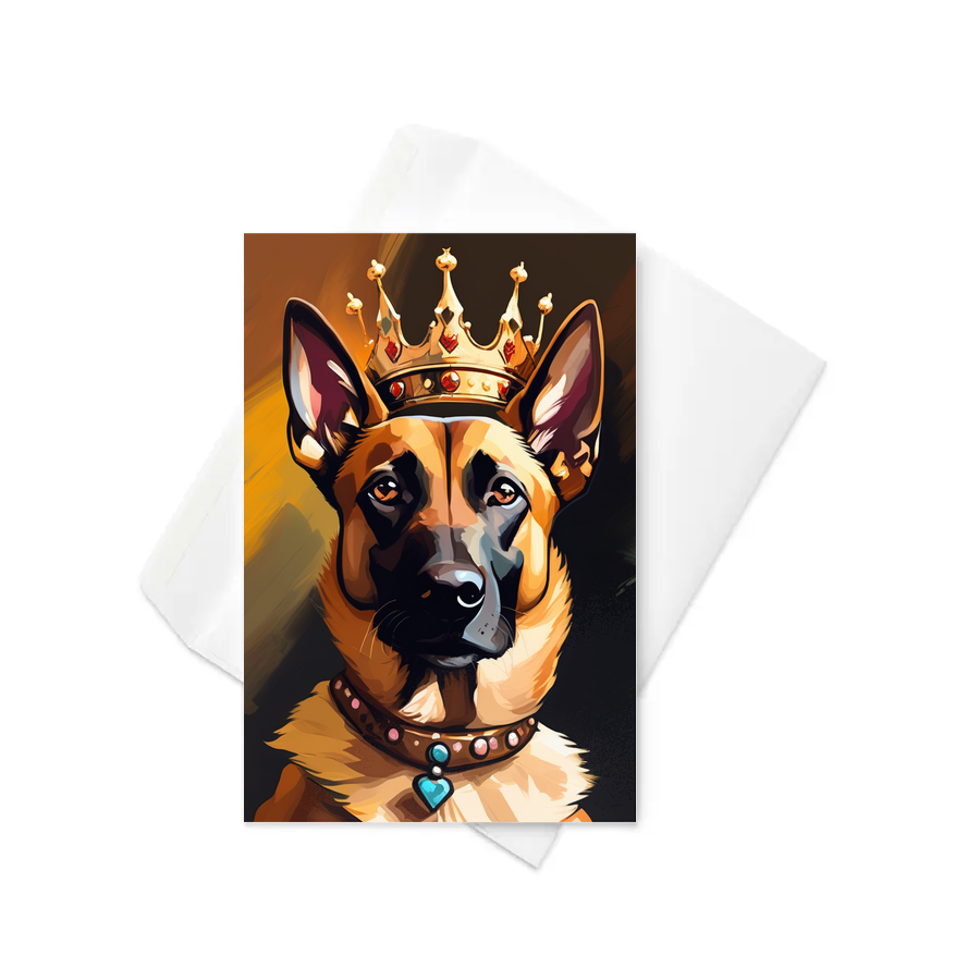 PugMug Custom Belgian Malinois Greeting Card