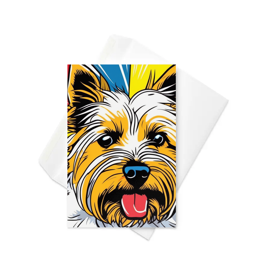PugMug Custom Cairn Terrier Greeting Card