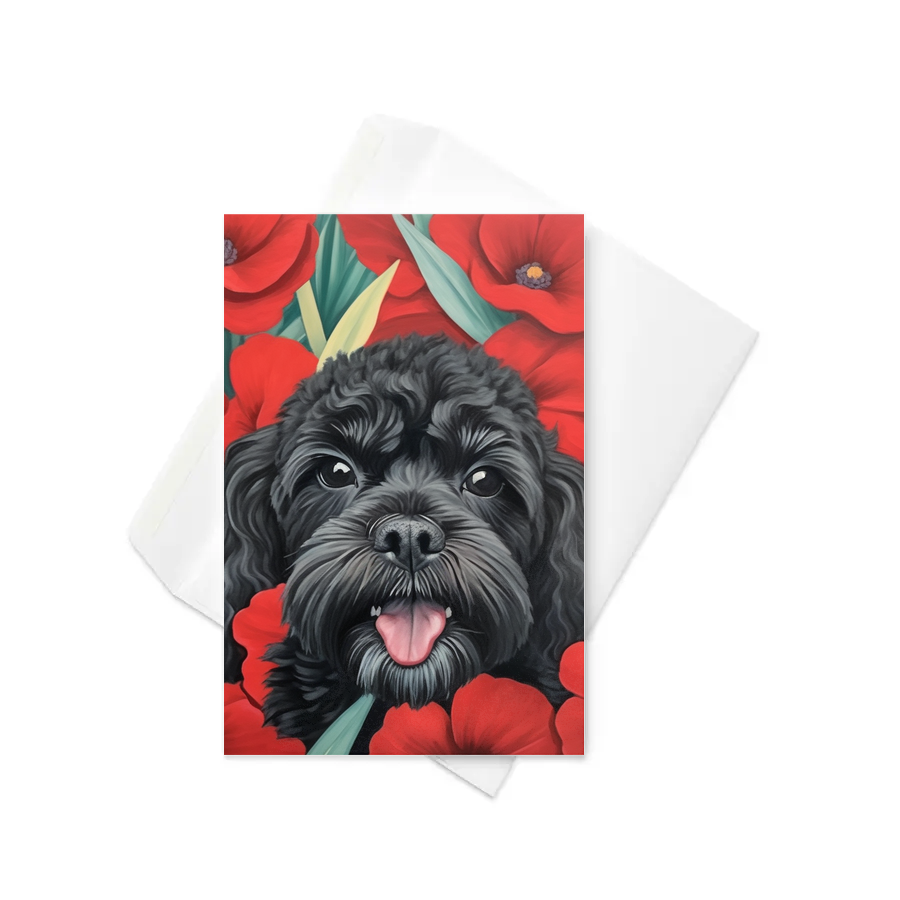 PugMug Custom Lily Greeting Card