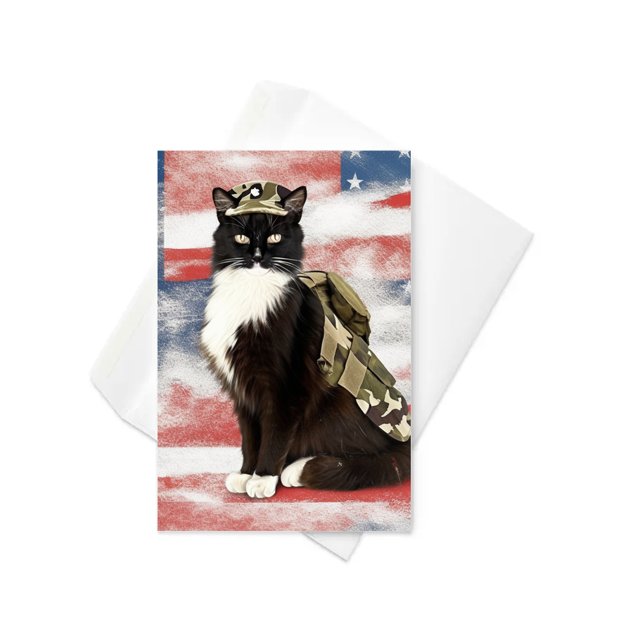 PugMug Custom Peerie Greeting Card