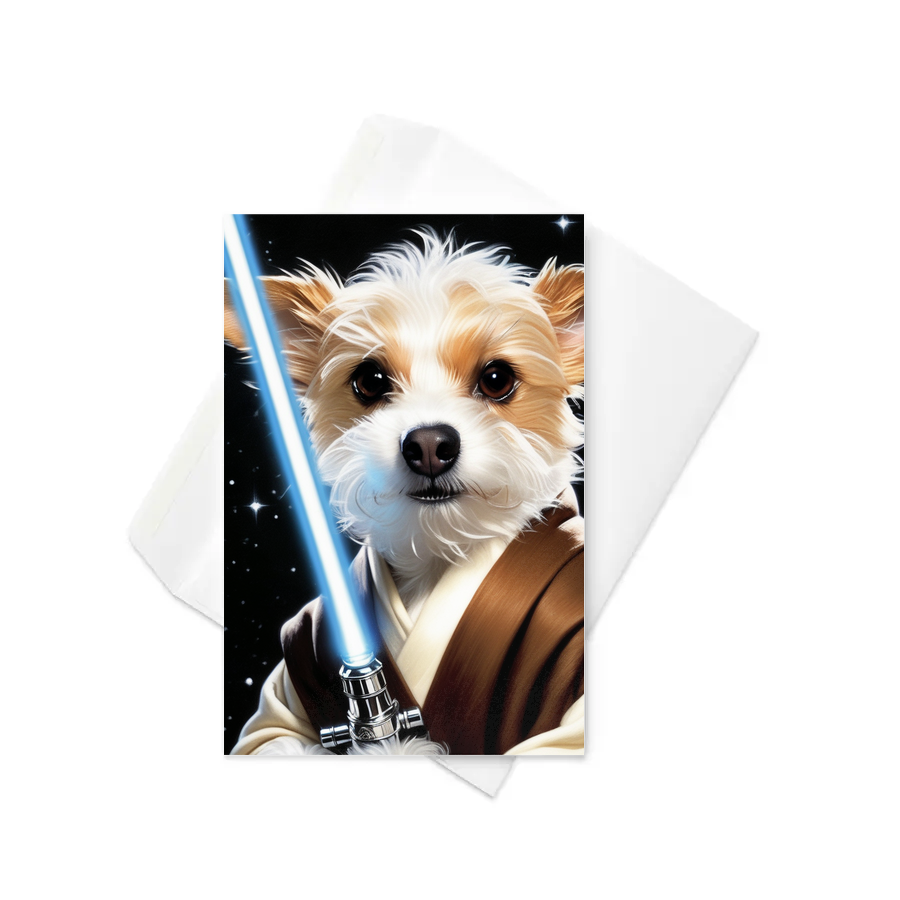 PugMug Custom Luna Greeting Card