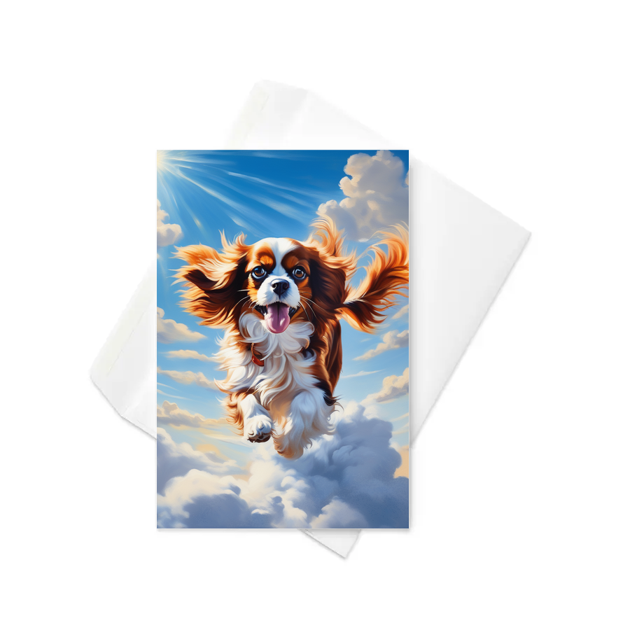 PugMug Custom Cavalier King Charles Spaniel Greeting Card