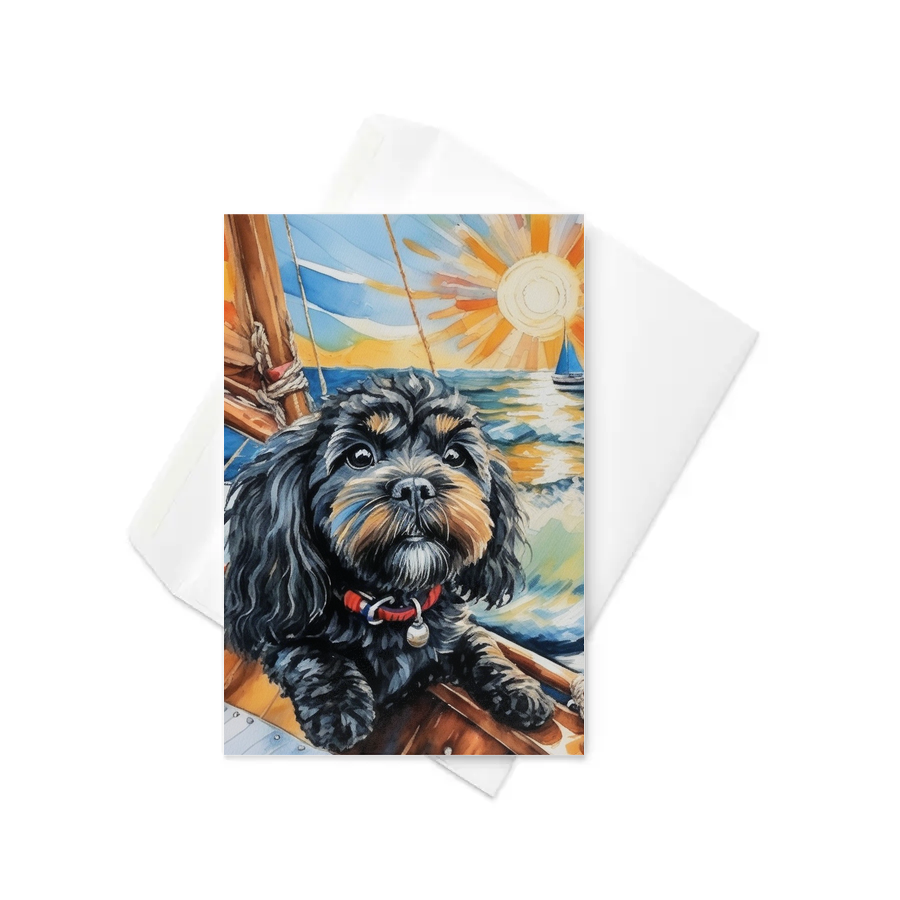 PugMug Custom Lily Greeting Card