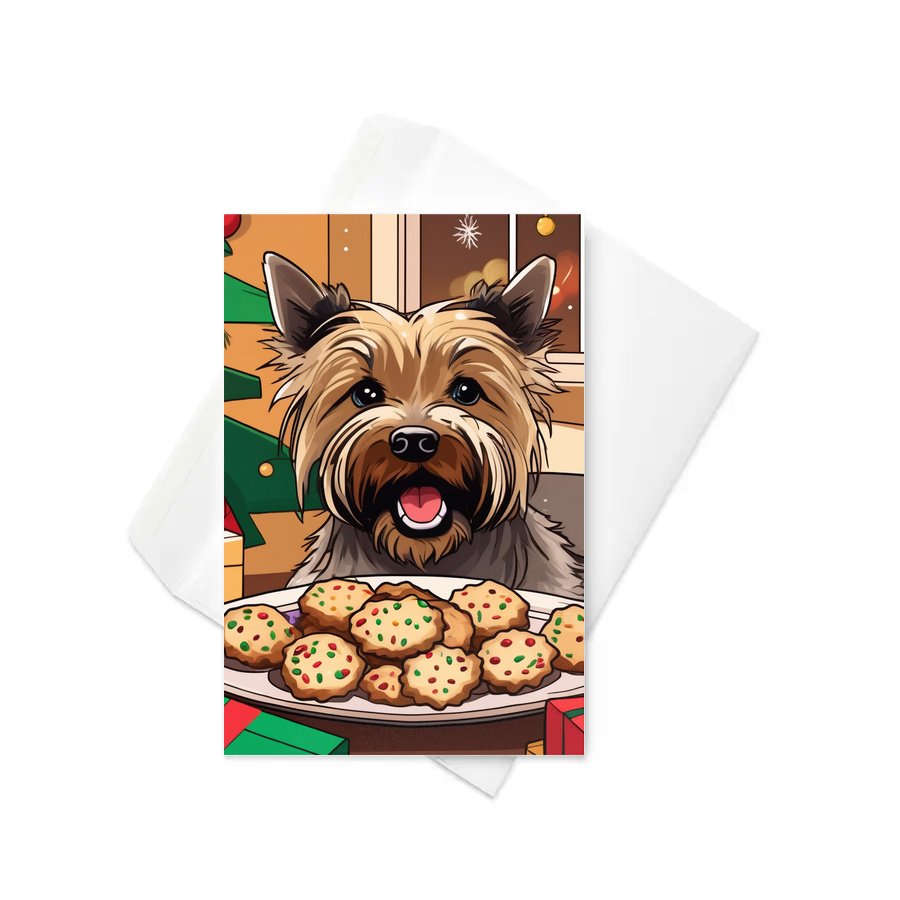 PugMug Custom Cairn Terrier Greeting Card
