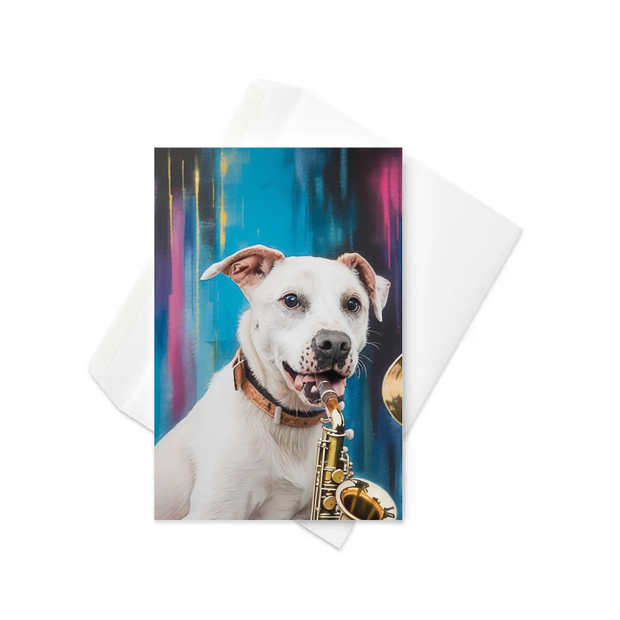 PugMug Custom Melody Greeting Card