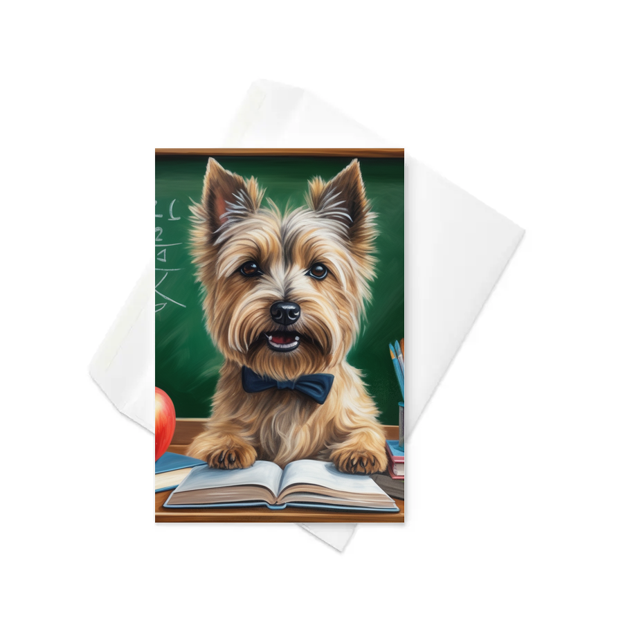 PugMug Custom Cairn Terrier Greeting Card
