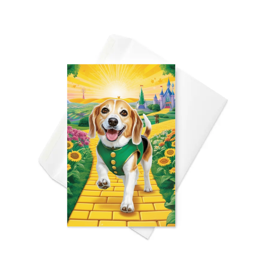 PugMug Custom Munchkin Greeting Card