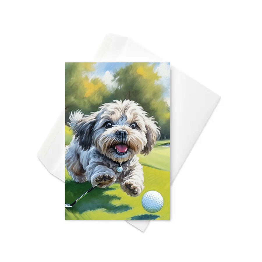 PugMug Custom Lily Greeting Card