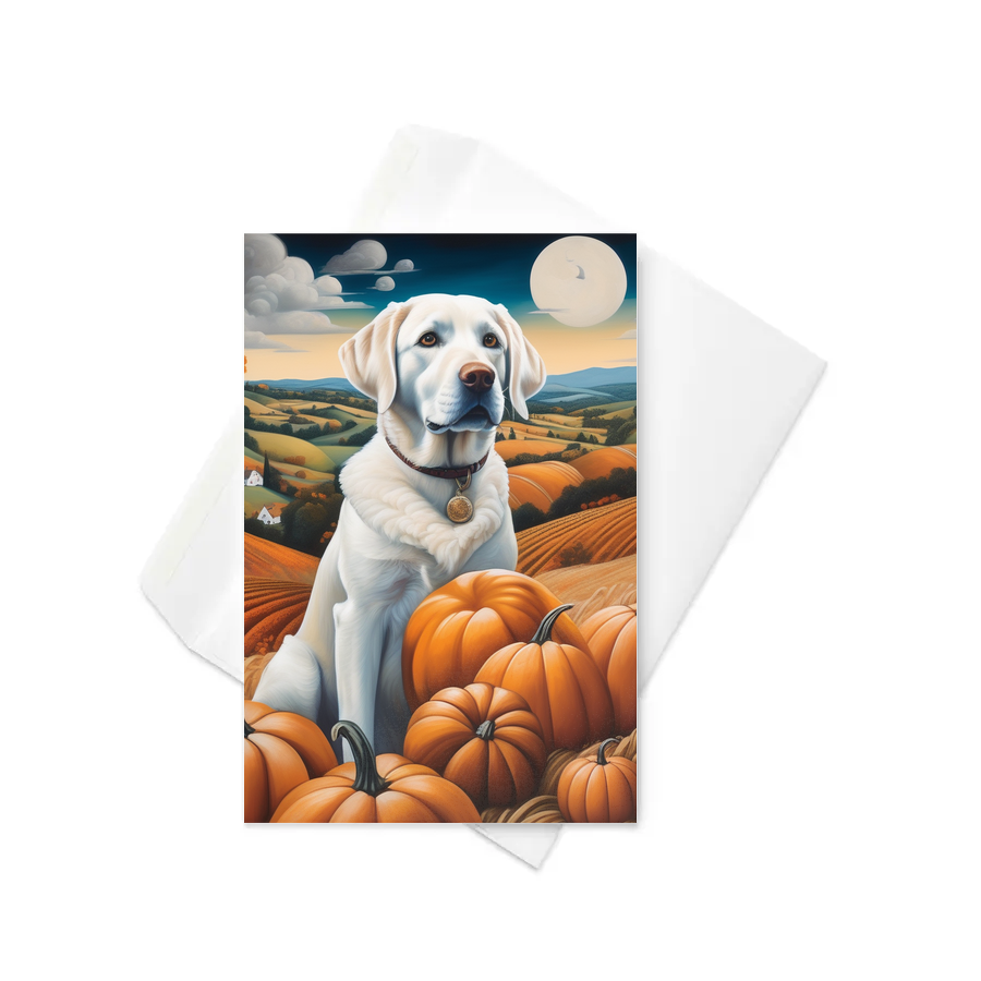 PugMug Custom Pet Greeting Card