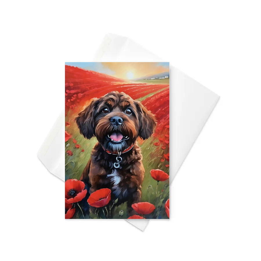 PugMug Custom Lily Greeting Card