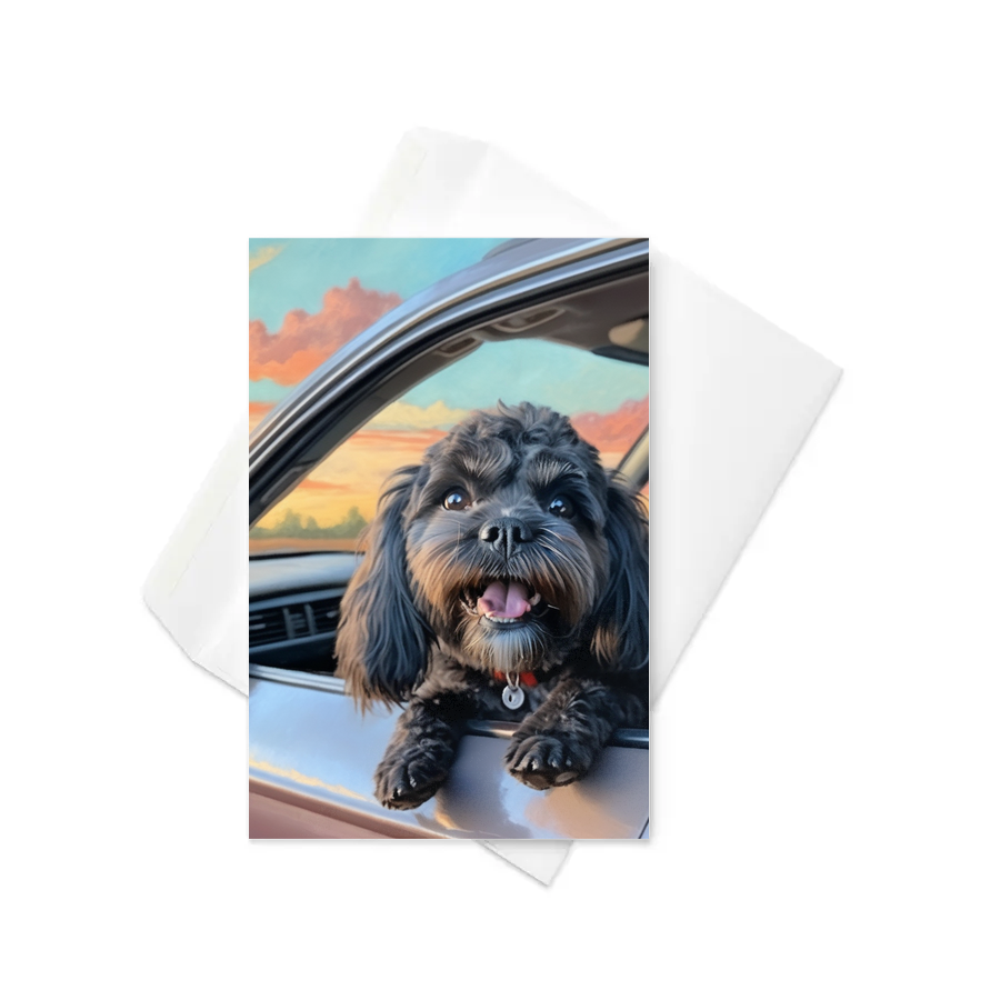 PugMug Custom Lily Greeting Card