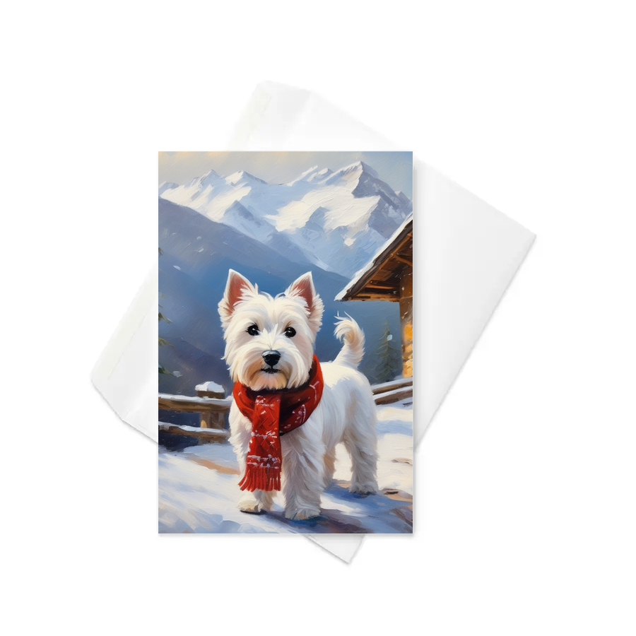 PugMug Custom West Highland White Terrier Greeting Card
