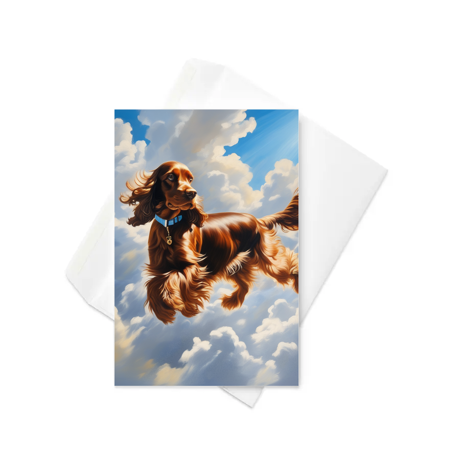 PugMug Custom English Cocker Spaniel Greeting Card