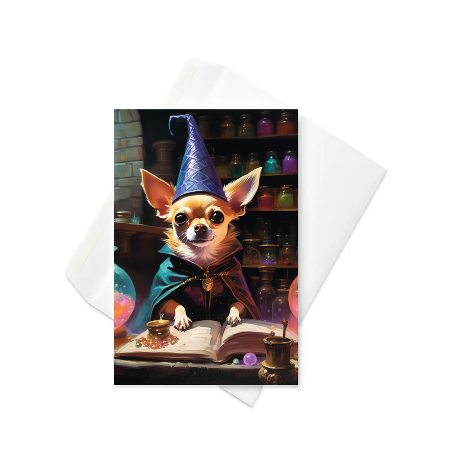 PugMug Custom Chihuahua Greeting Card