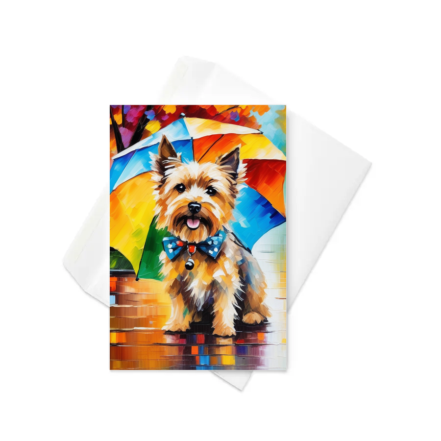 PugMug Custom Cairn Terrier Greeting Card