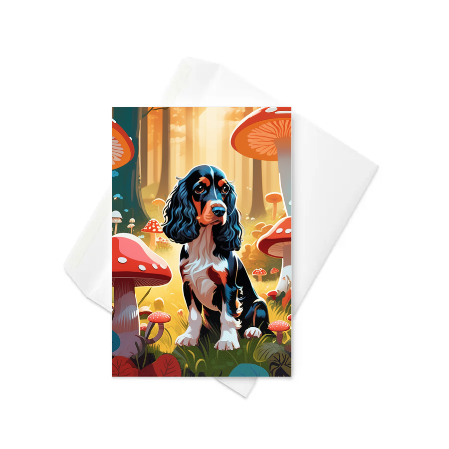 PugMug Custom English Cocker Spaniel Greeting Card