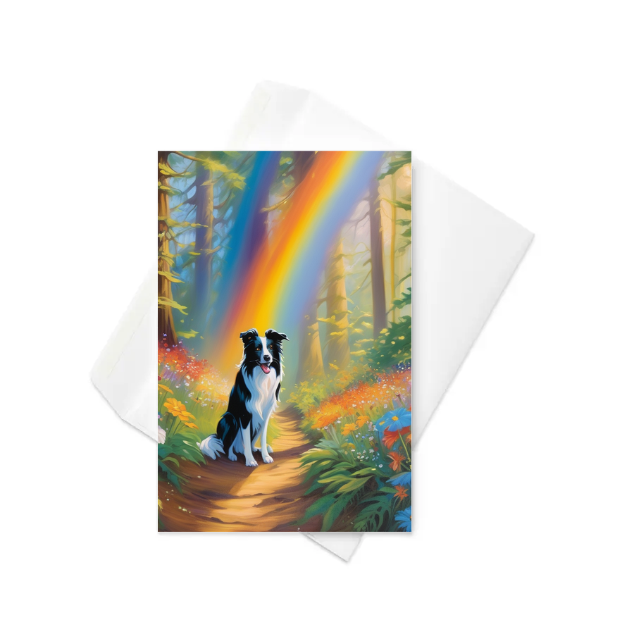 PugMug Custom Border Collie Greeting Card