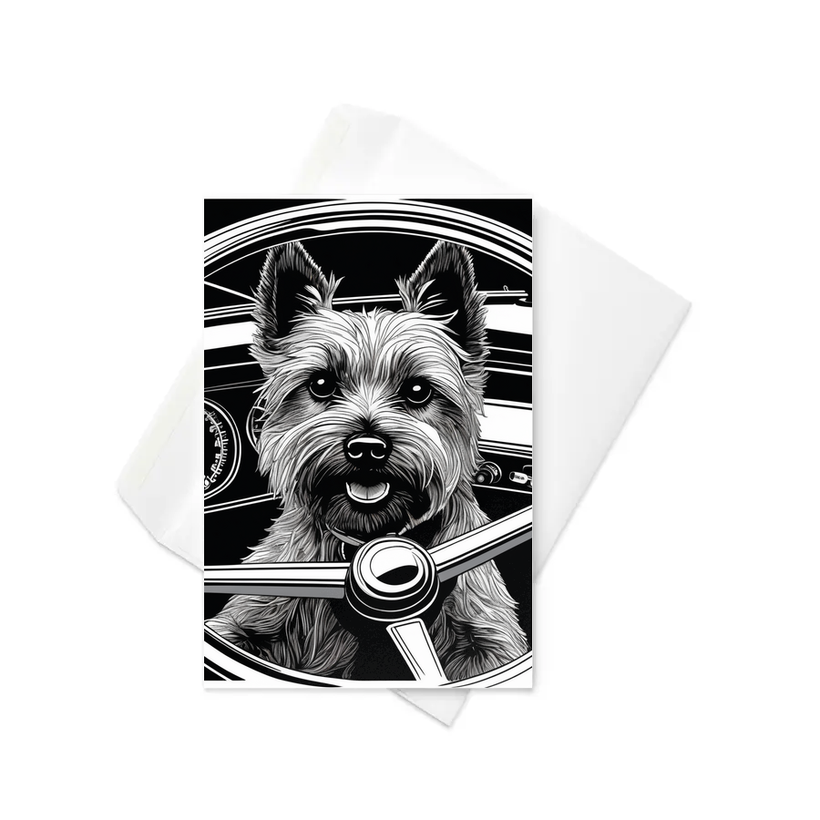PugMug Custom Cairn Terrier Greeting Card