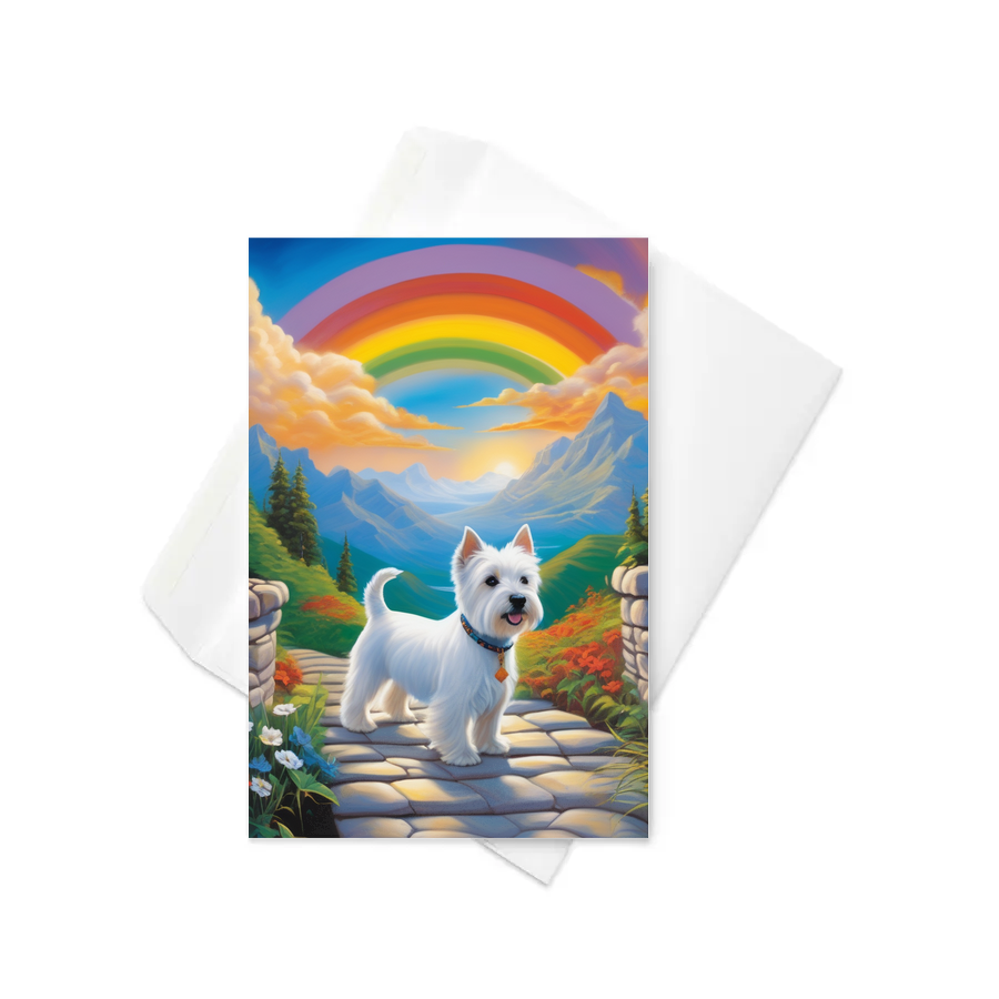 PugMug Custom West Highland White Terrier Greeting Card