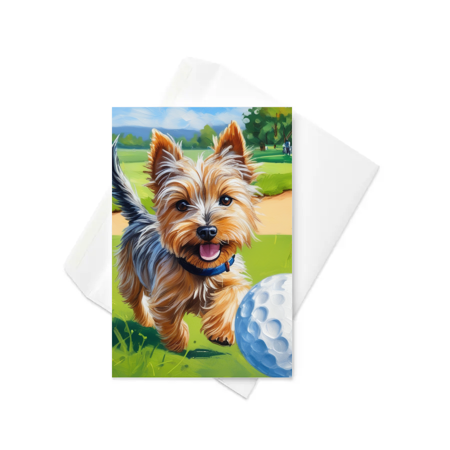 PugMug Custom Cairn Terrier Greeting Card