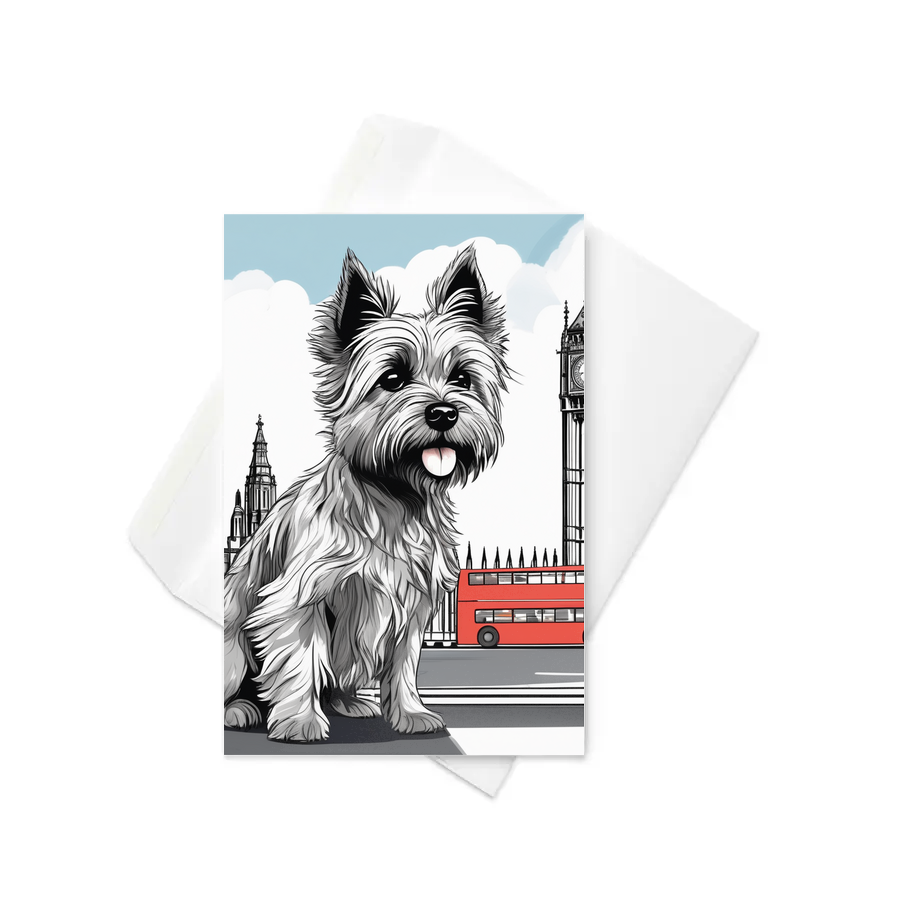 PugMug Custom Cairn Terrier Greeting Card