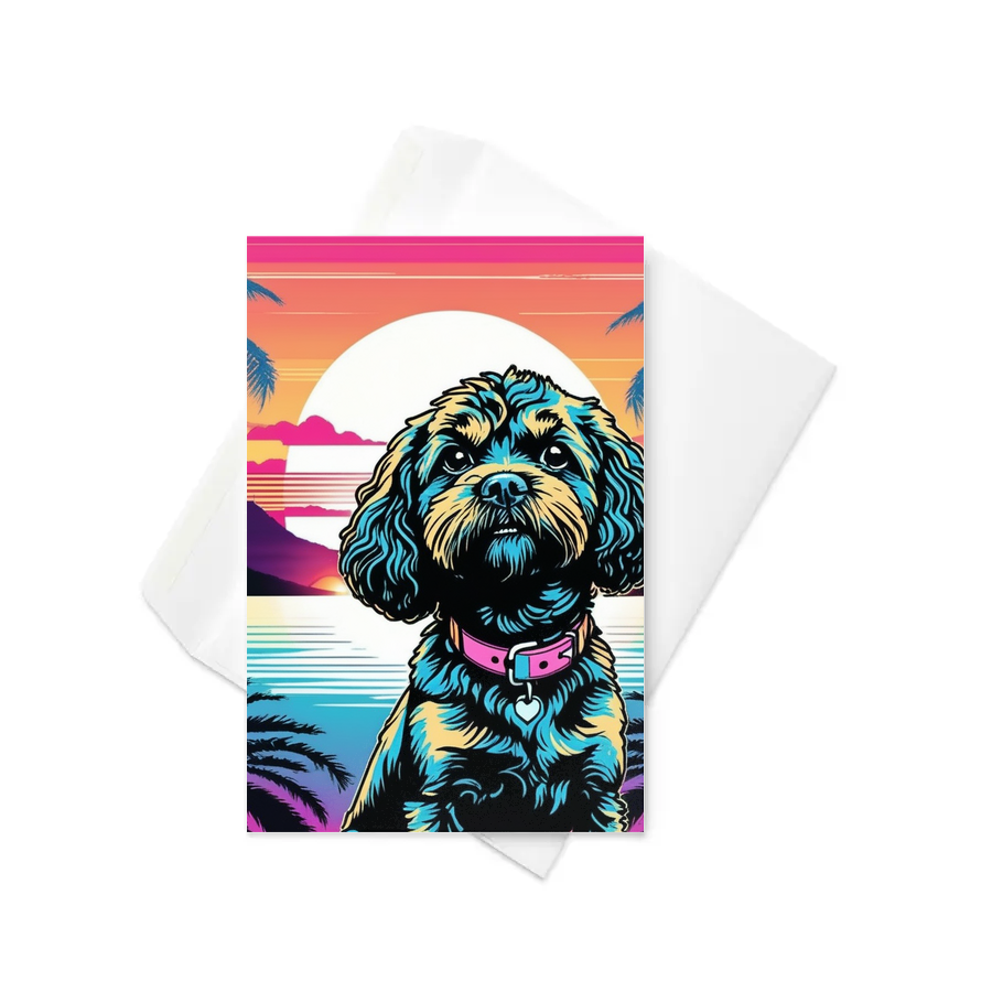 PugMug Custom Lily Greeting Card