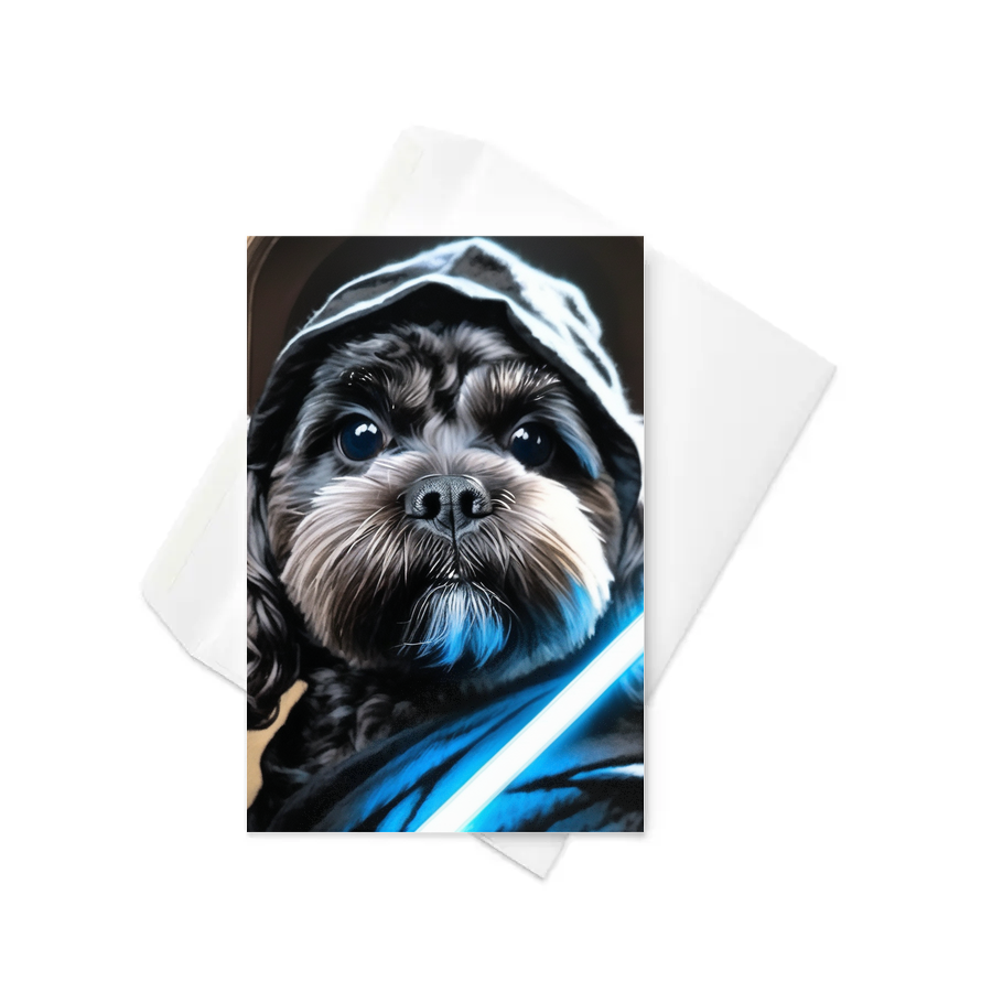 PugMug Custom Lily Greeting Card