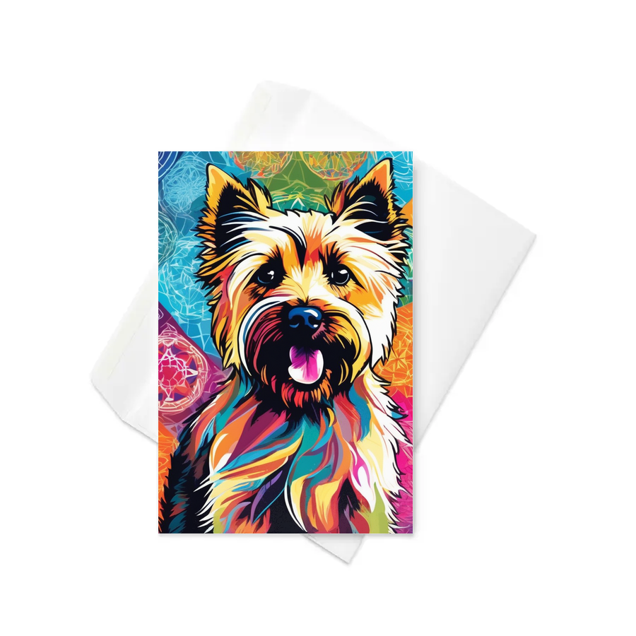 PugMug Custom Cairn Terrier Greeting Card