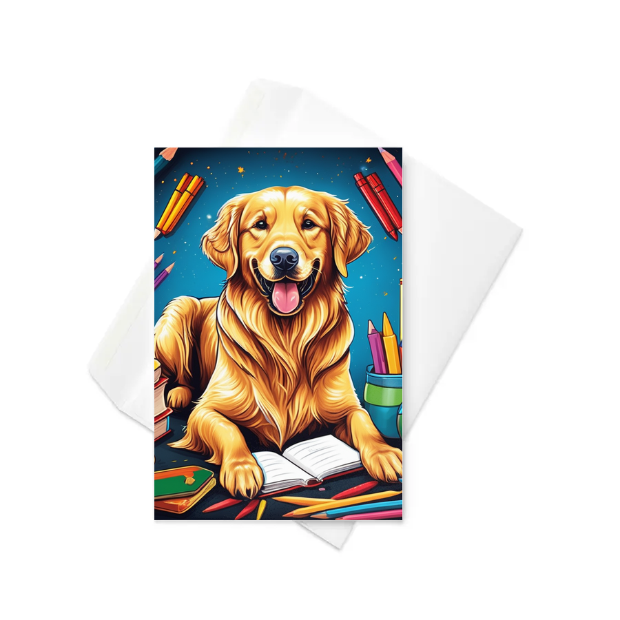 PugMug Custom Pet Greeting Card