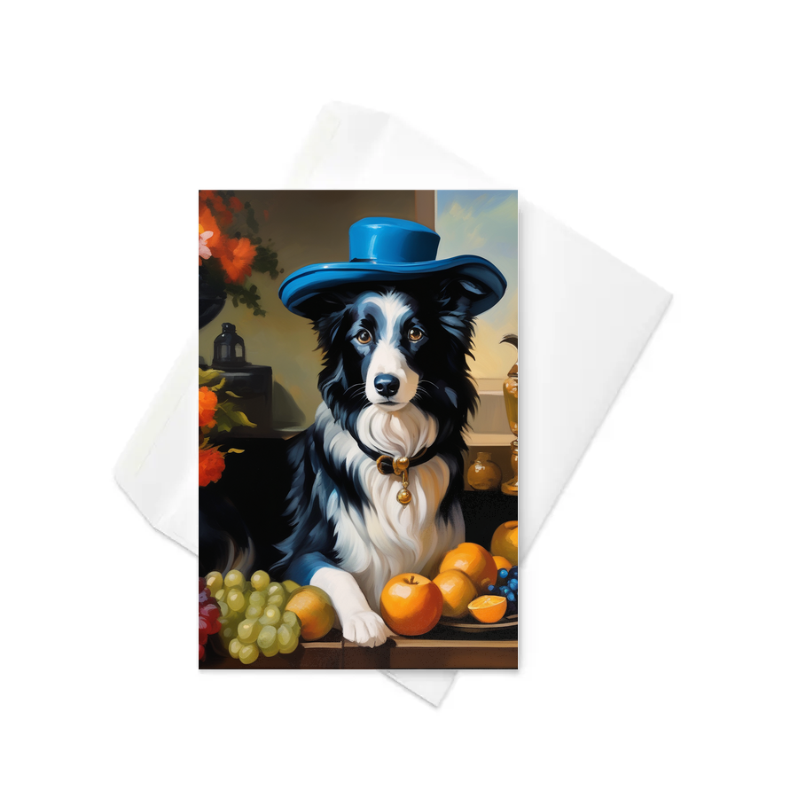 PugMug Custom Border Collie Greeting Card