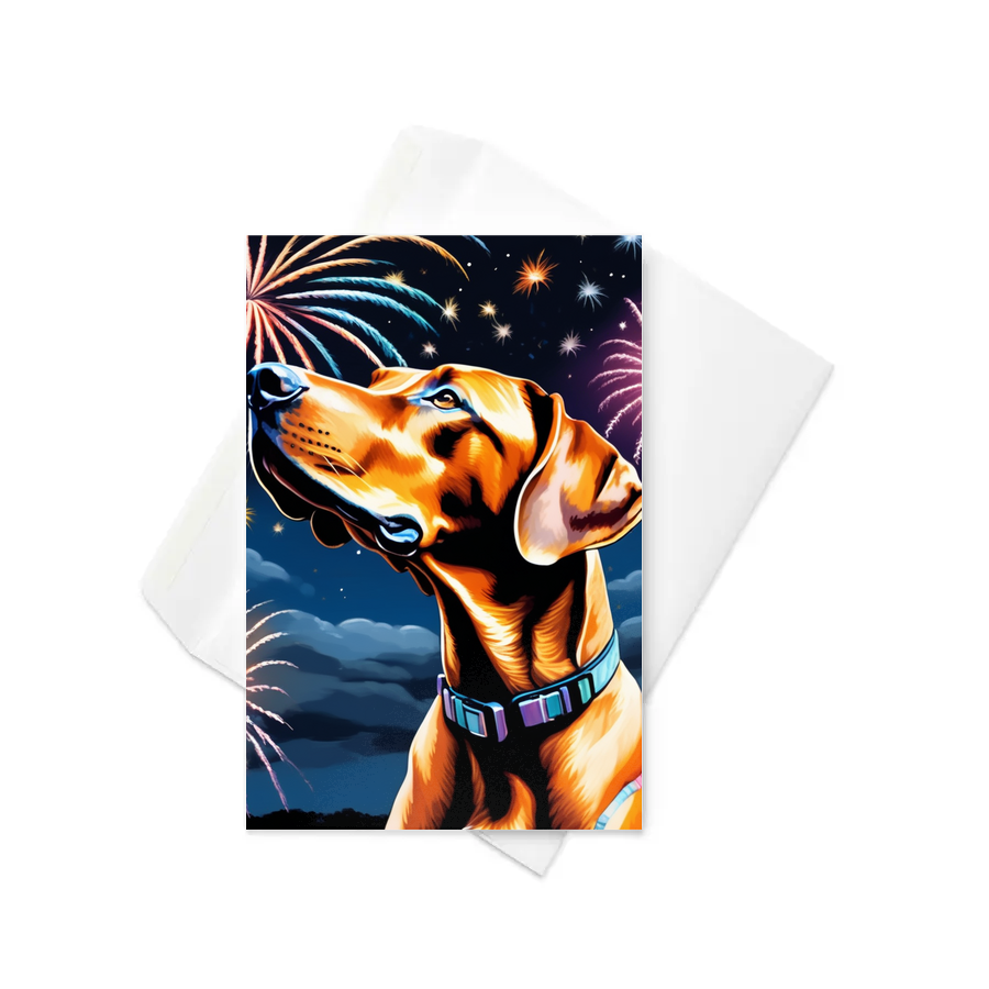 PugMug Custom Rhodesian Ridgeback Greeting Card