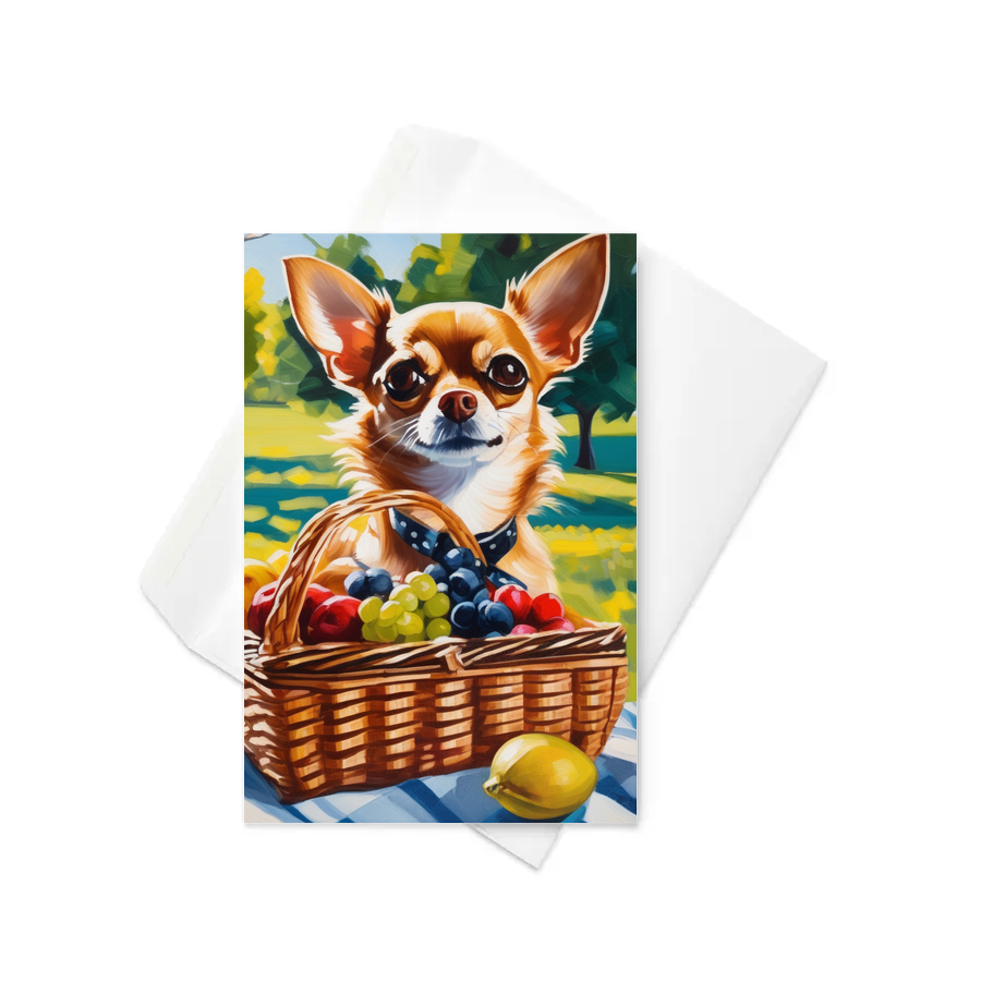 PugMug Custom Chihuahua Greeting Card