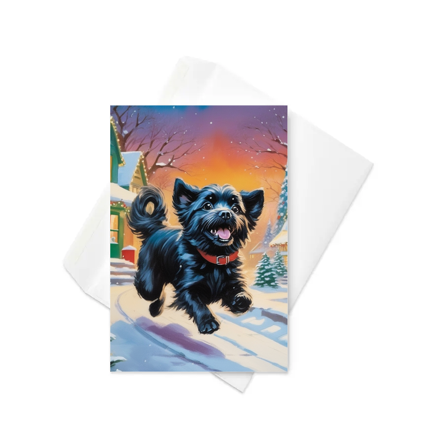 PugMug Custom Lily Greeting Card