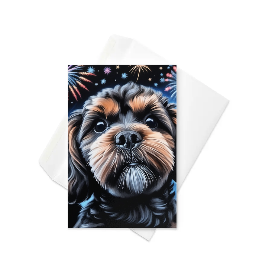PugMug Custom Lily Greeting Card
