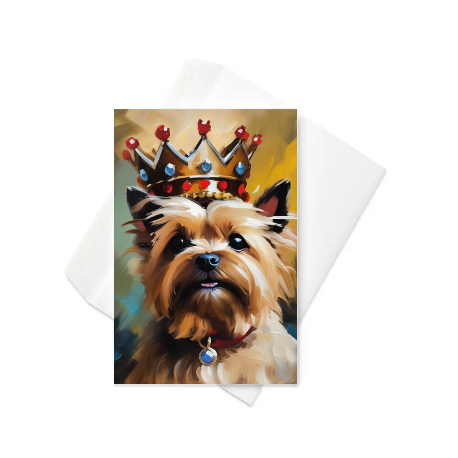 PugMug Custom Cairn Terrier Greeting Card