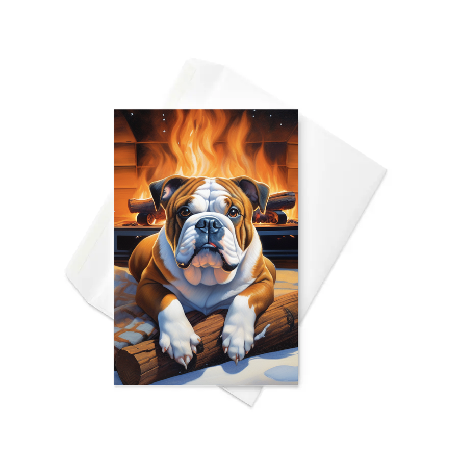PugMug Custom Bulldog Greeting Card