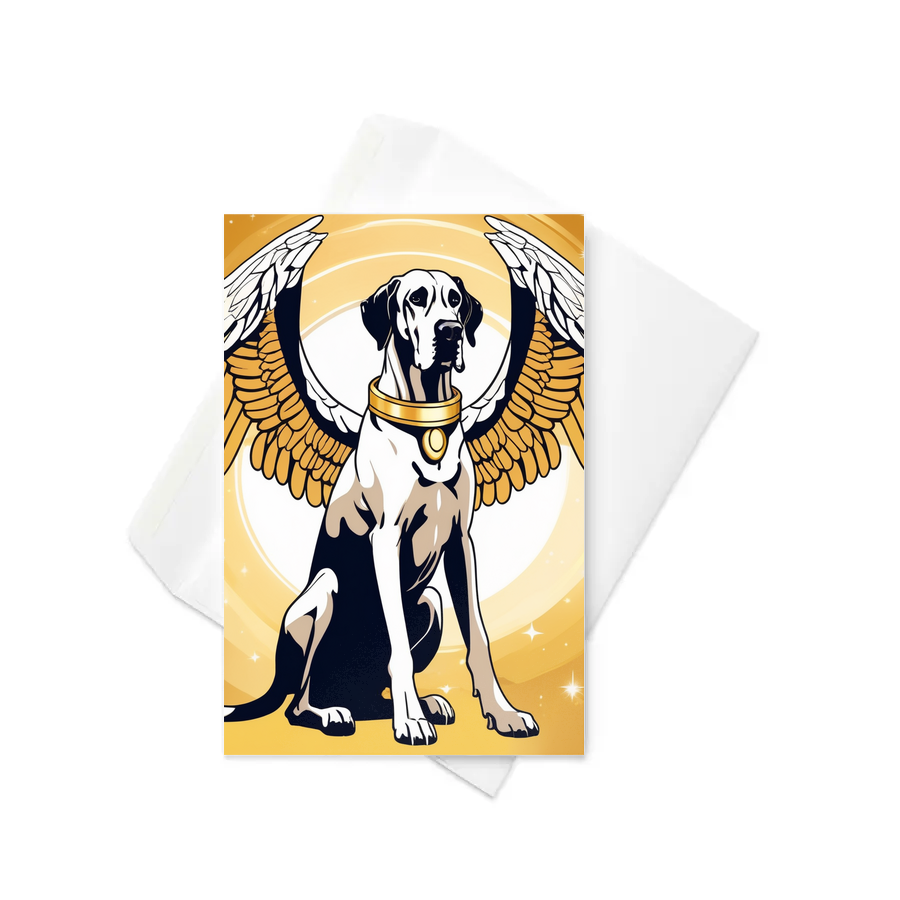 PugMug Custom Great Dane Greeting Card