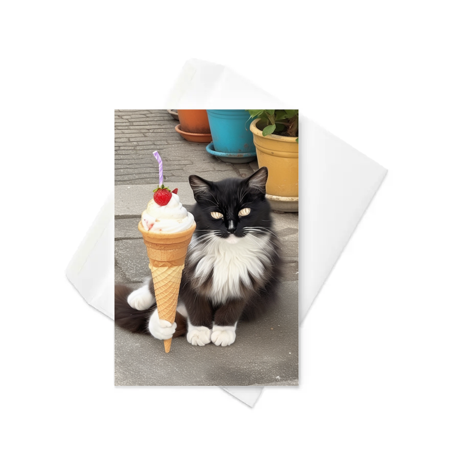 PugMug Custom Peerie Greeting Card