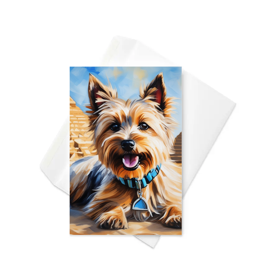 PugMug Custom Cairn Terrier Greeting Card