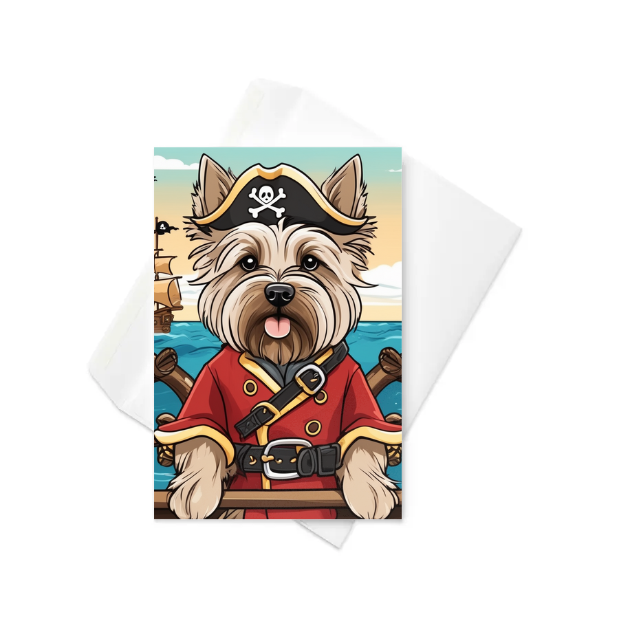 PugMug Custom Cairn Terrier Greeting Card