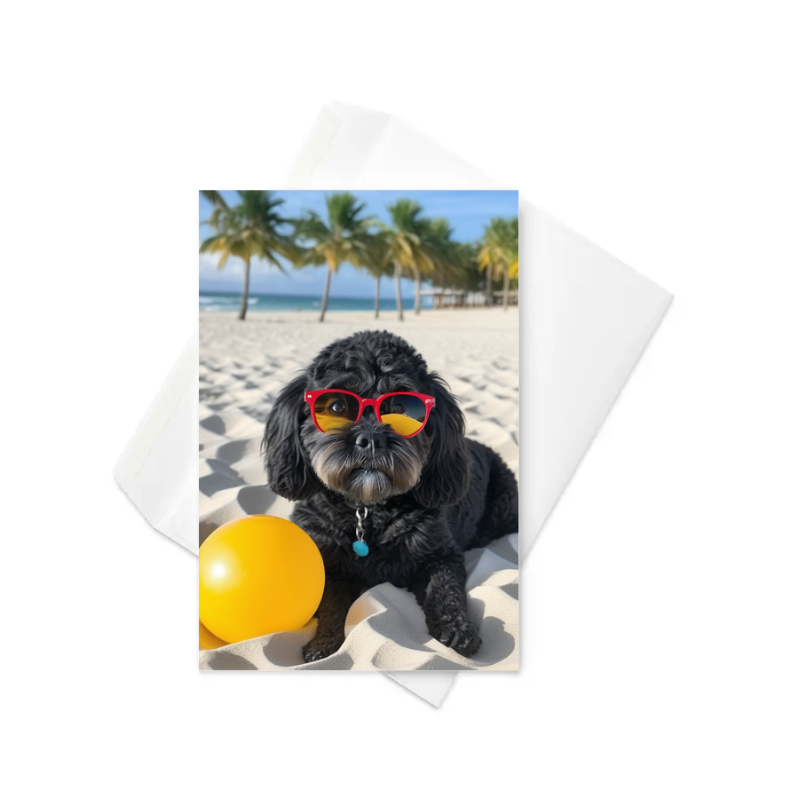 PugMug Custom Lily Greeting Card