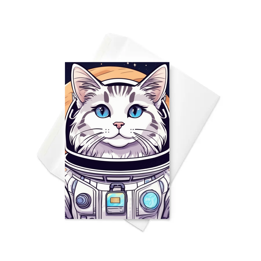 PugMug Custom Tabby Ragdoll Cat Greeting Card