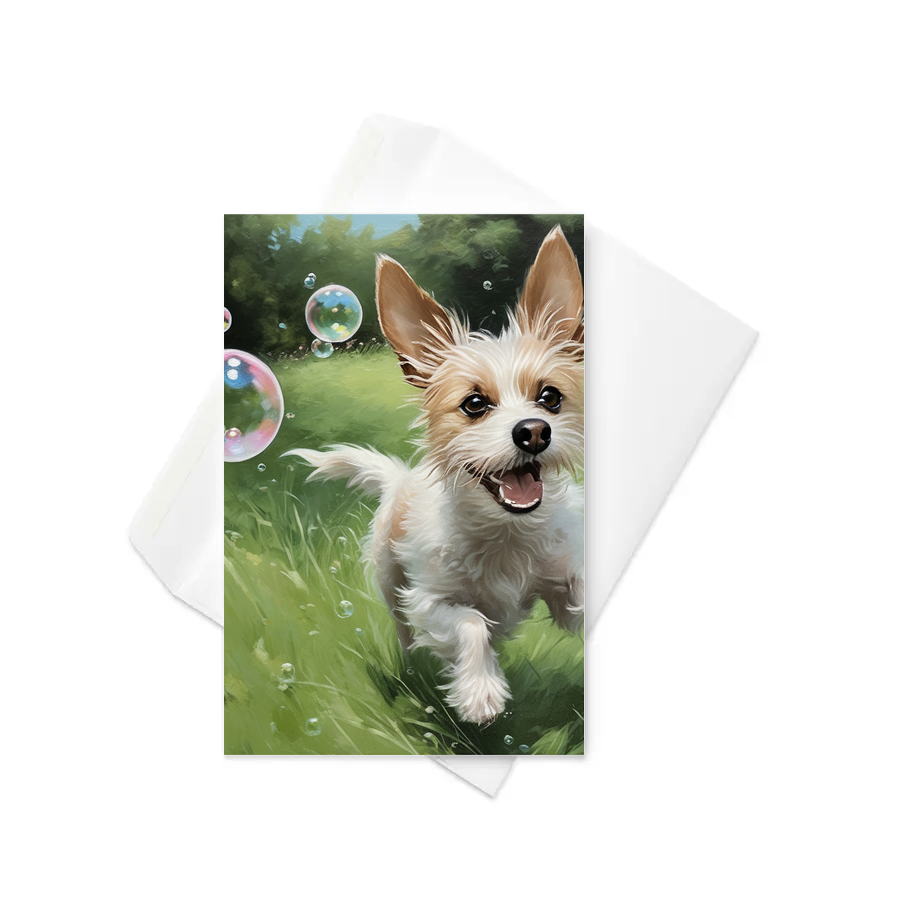 PugMug Custom Luna Greeting Card