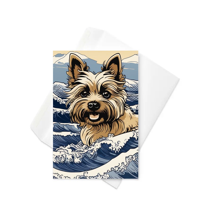 PugMug Custom Cairn Terrier Greeting Card