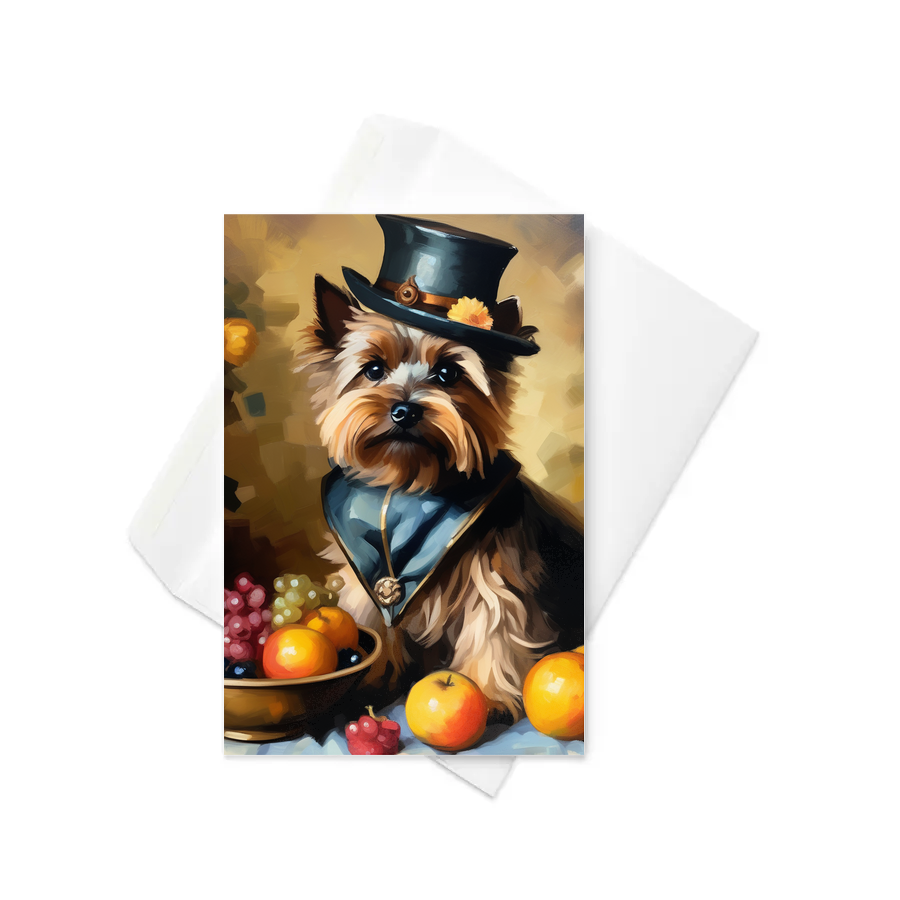 PugMug Custom Cairn Terrier Greeting Card