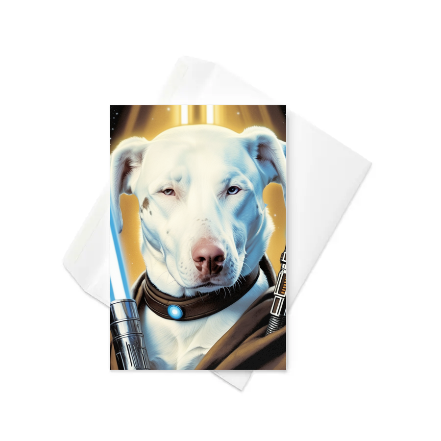 PugMug Custom Penny Greeting Card